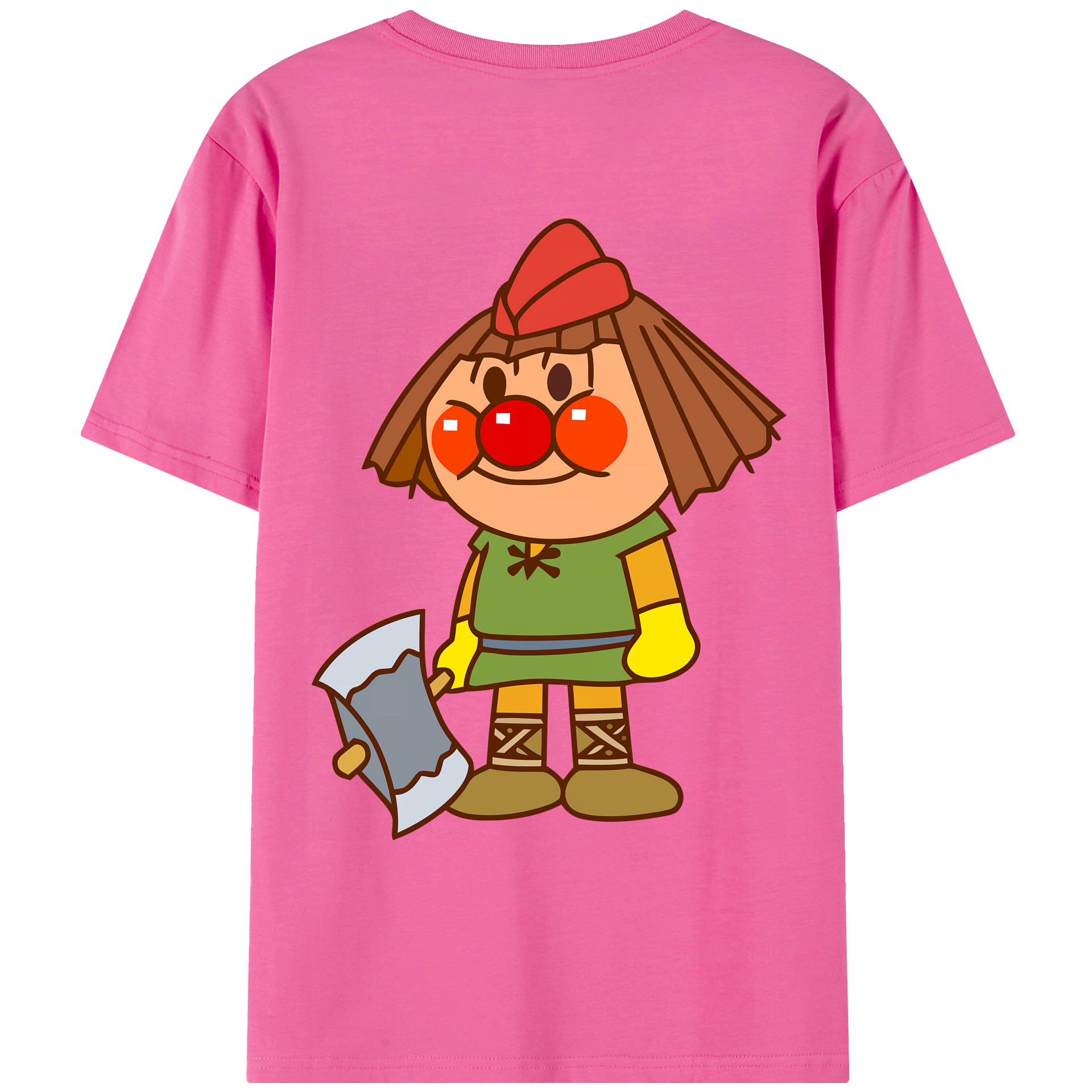 （画像用） アンパンマン Anpanman レディース半袖Tシャツ(バックプリント)